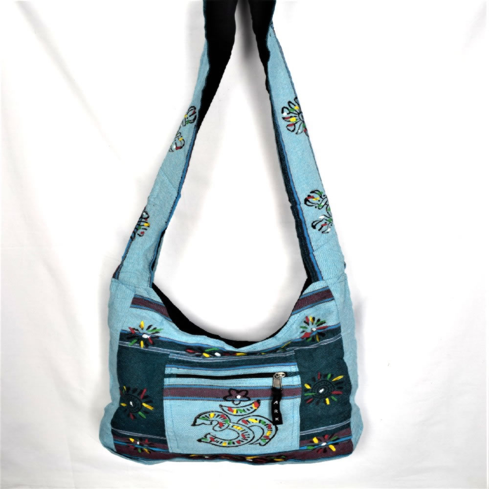 dsc-0508-shoulder-bags-cotton-blue-om-2part Τσάντα Ώμου από βαμβάκι σε μπλέ χρώμα με σύμβολα ομ