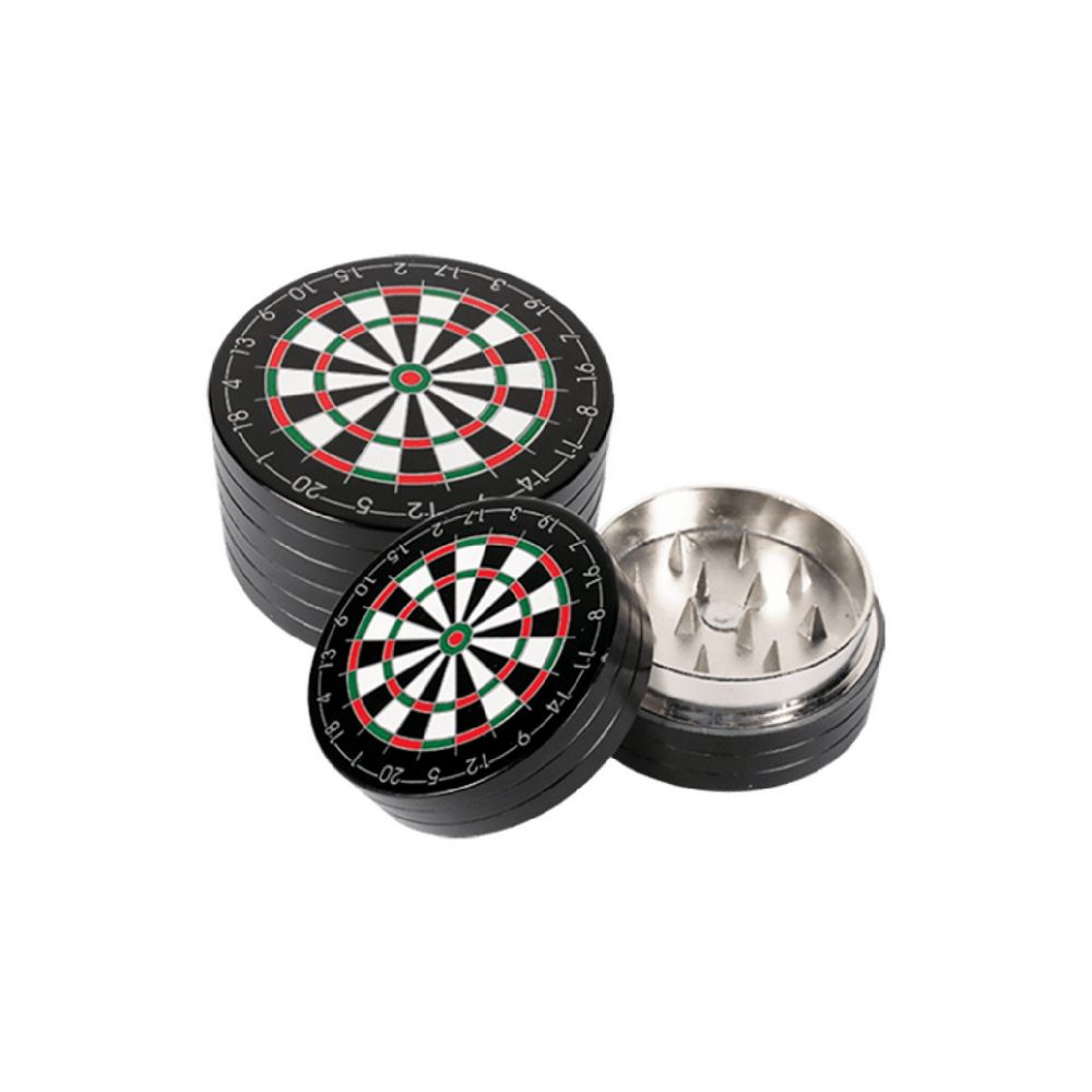 Τρίφτης καπνού 2 επιπέδων αλουμίνιο μαύρο στόχος Τρίφτης καπνού 2 επιπέδων αλουμίνιο μαύρο στόχος