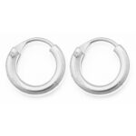 Σκουλαρίκι κρίκος αυτιού 925 μικρός απλός χονδρός