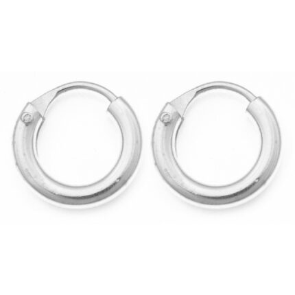 Σκουλαρίκι κρίκος αυτιού 925 μικρός απλός χονδρός