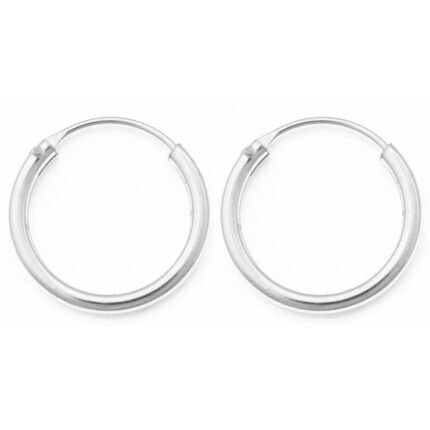 Κρίκος αυτιού ασήμι χονδρός σκέτος