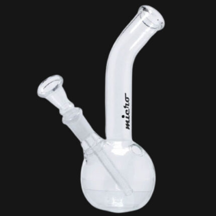 Ναργιλές μπόνγκ μεσαίο μέγεθος από γυαλι με γράμματα