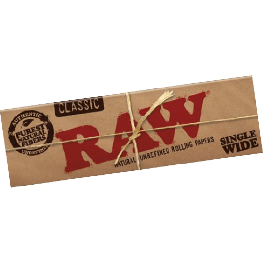 Χαρτάκια για στριφτό τσιγάρο μικρό μονό κλασικό της Raw Χαρτάκια για στριφτό τσιγάρο μικρό μονό κλασικό της Raw