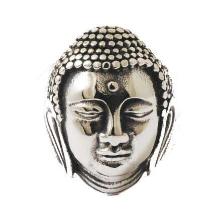 Δαχτυλίδι από χειρουργικό ατσάλι με σχέδιο Βούδας