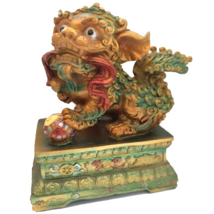 αγαλματίδιο δράκος τύχης ακι ευημερίας από πολυρεσίνη Ταιλάνδης