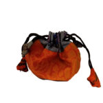 po 602 b poΠουγκάκι μικρό χειροποίητο από Ινδίαuch bags orange green