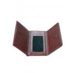 Πορτοφόλι κλασική γραμή μαύρο με σχέδιο βινύλιο