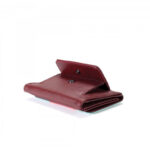 Πορτοφόλι κλασική γραμή μαύρο με σχέδιο βινύλιο