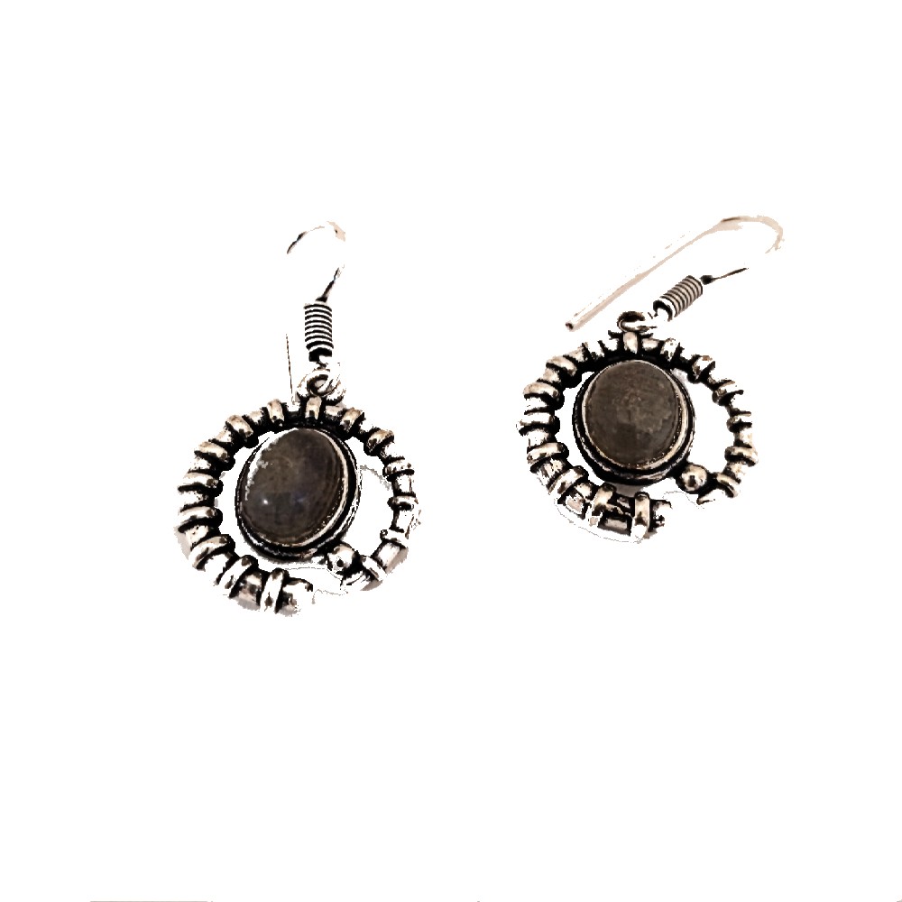 wber-113-a-white-brass-earrings-moon-labradorite Σκουλαρίκια έθνικ από λευκό μπρούτζο κρεμαστό σχέδιο φεγγάρι με ημιπολύτιμη πέτρα λαμπαδορίτης
