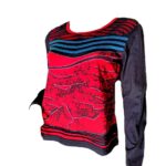 Μπλούζα γυνακεία σε μαύρο χρώμα με σχέδιο κλαδιά δέντρων