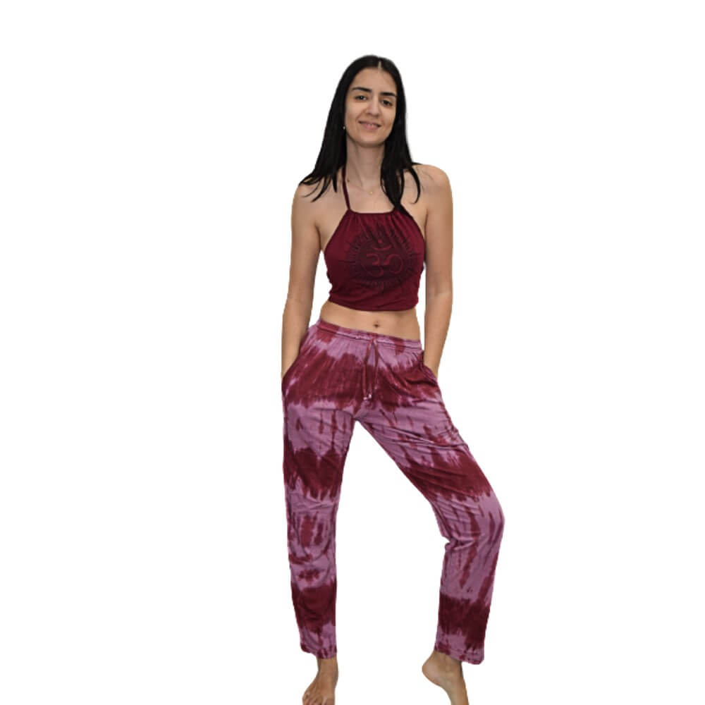 παντελόνι γυναικείο άνετο καθημερινό με λάστιχο , τσέπες και κορδόνι στην μέση σε υπέροχο ρόζ χρώμα παντελόνι γυναικείο άνετο καθημερινό με λάστιχο , τσέπες και κορδόνι στην μέση σε υπέροχο ρόζ χρώμα