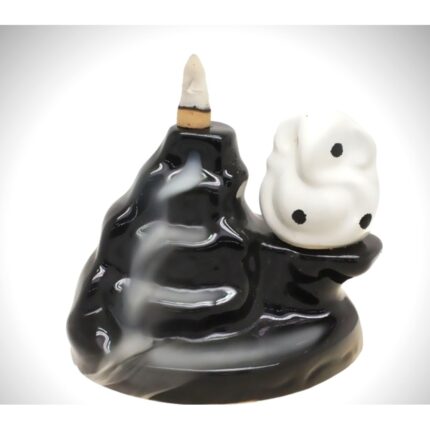 Συσκευή αντίστροφης ροής καύσης αρωματικών κώνων με Ινδική θεότητα.