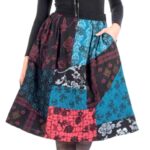 sw 2205 c winter multi color midi clos skirt