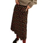 sk 242 036 c viscosa black midi falda color buble stars